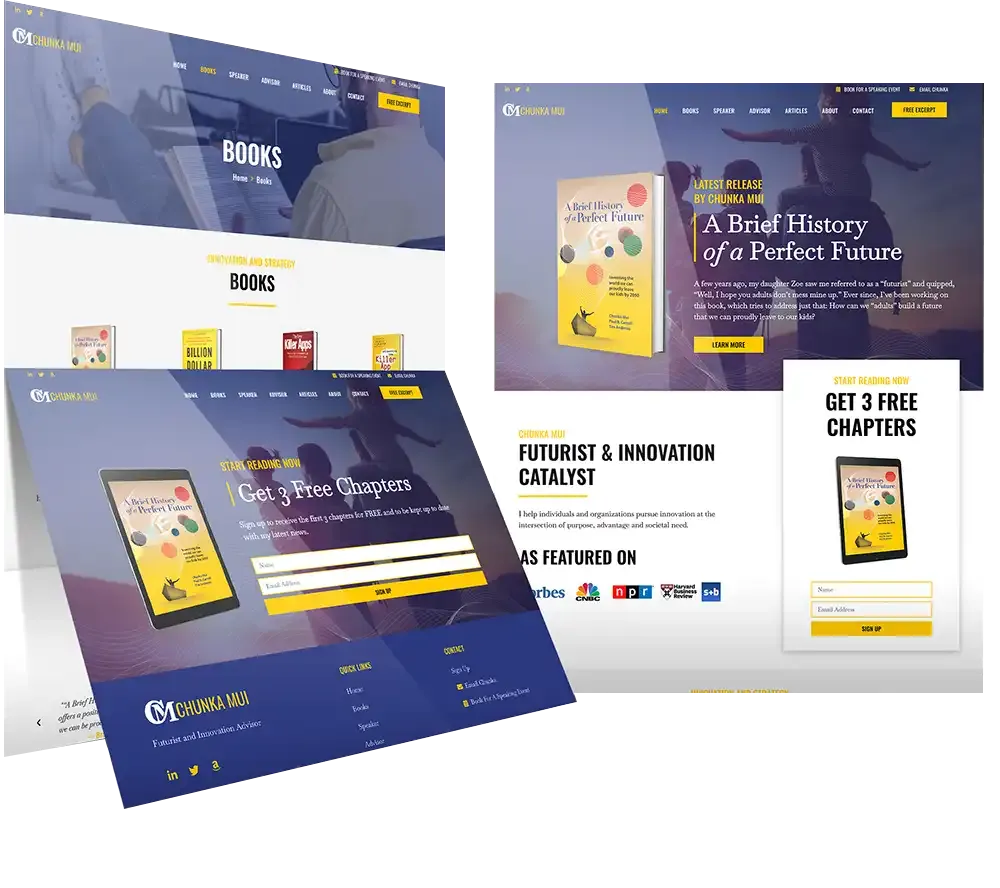 Author Website Design servcies by AMZ Book Professionals